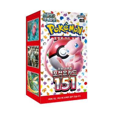 sv2a Pokemon 151 / 1 CASE 30 Booster Boxes Korean Factory Sealed
