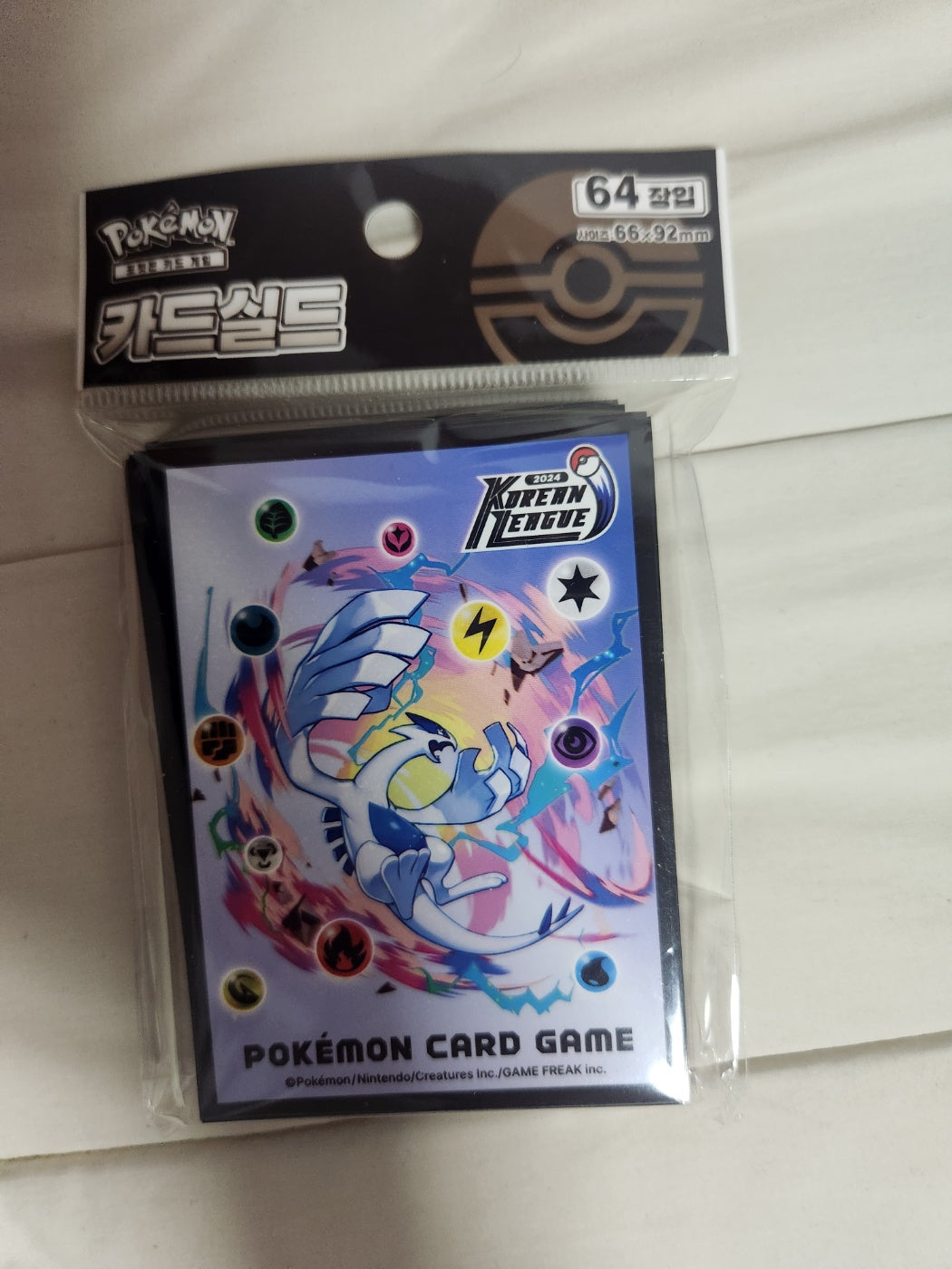 Lugia Card Sleeve 2024 Korean Leauge Exclusive 64 Sleeves