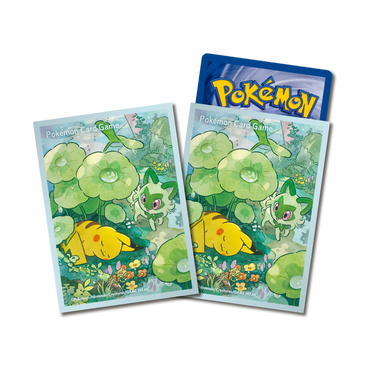 Pikachu & Sprigatito Pokemon Card game Sleeves Pokemon Korea Exclusive 64 sleeves