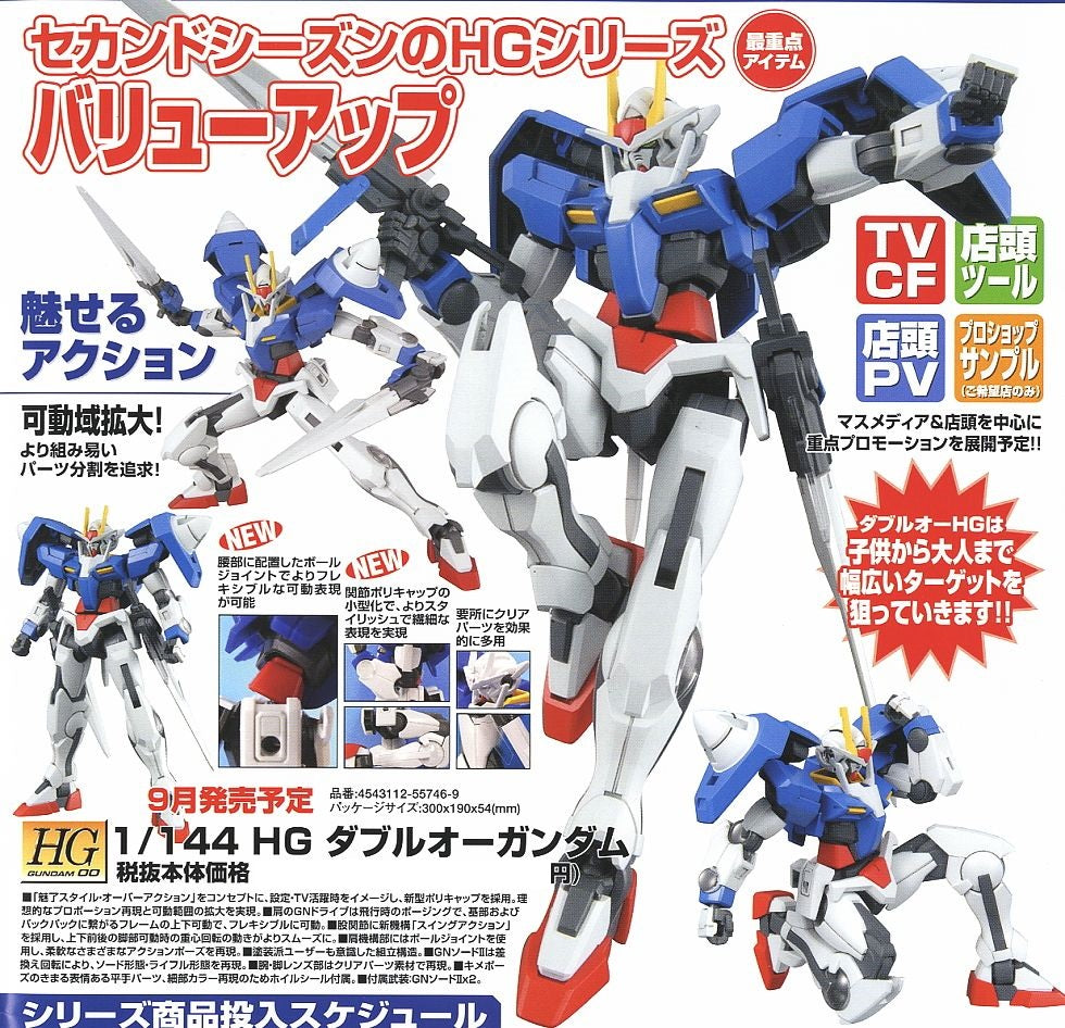 HG 1/144 Gundam 00 Plasticl Model Kit