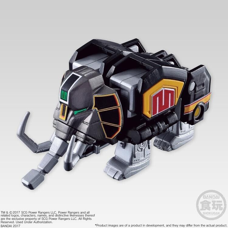 Megazord scale model kit Bandai Super Mini PLA Mighty Morphin Power Rangers