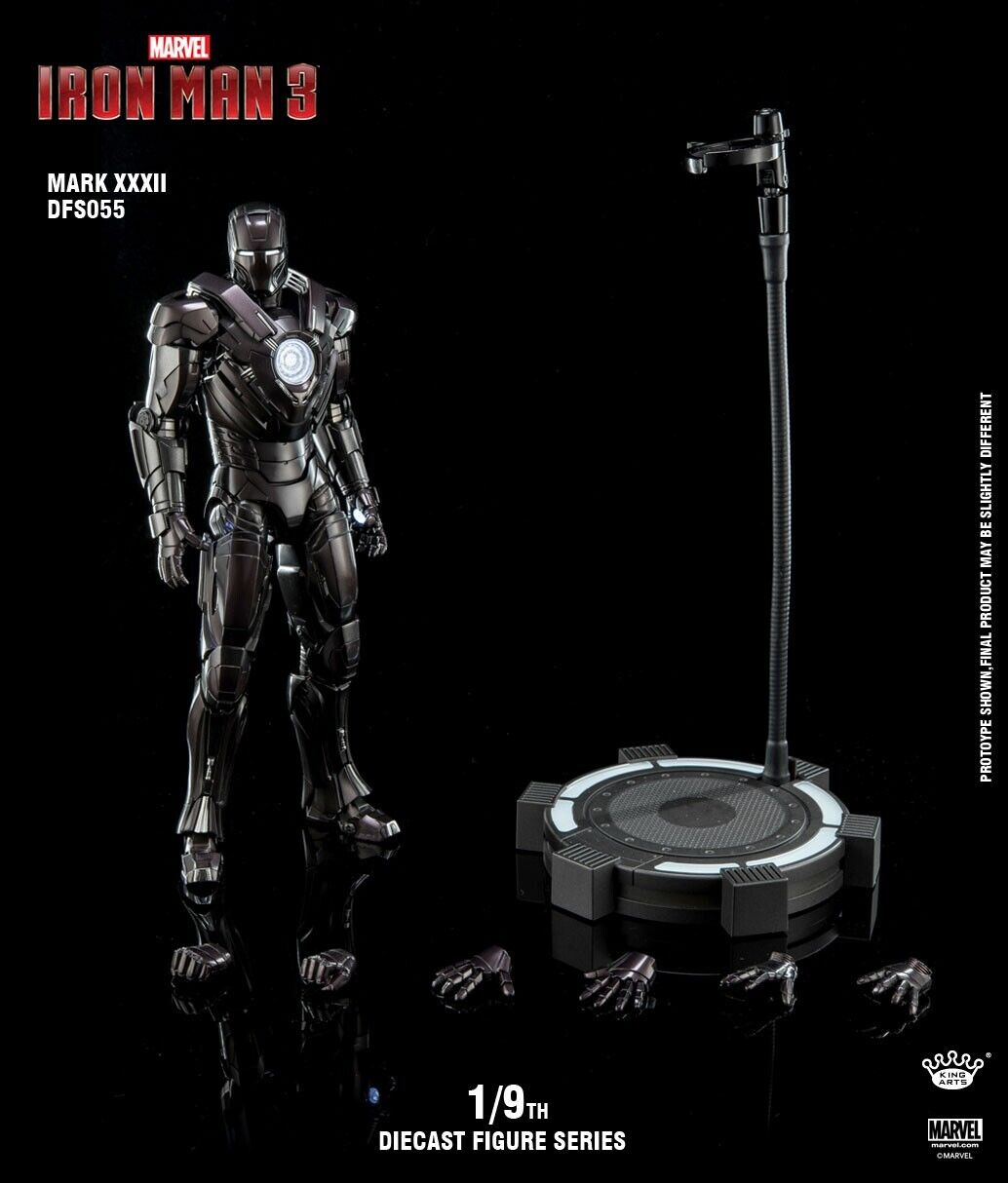 KING ARTS: DFS066 Iron Man 3 1:9 MK32 ROMEO Enchanced RT