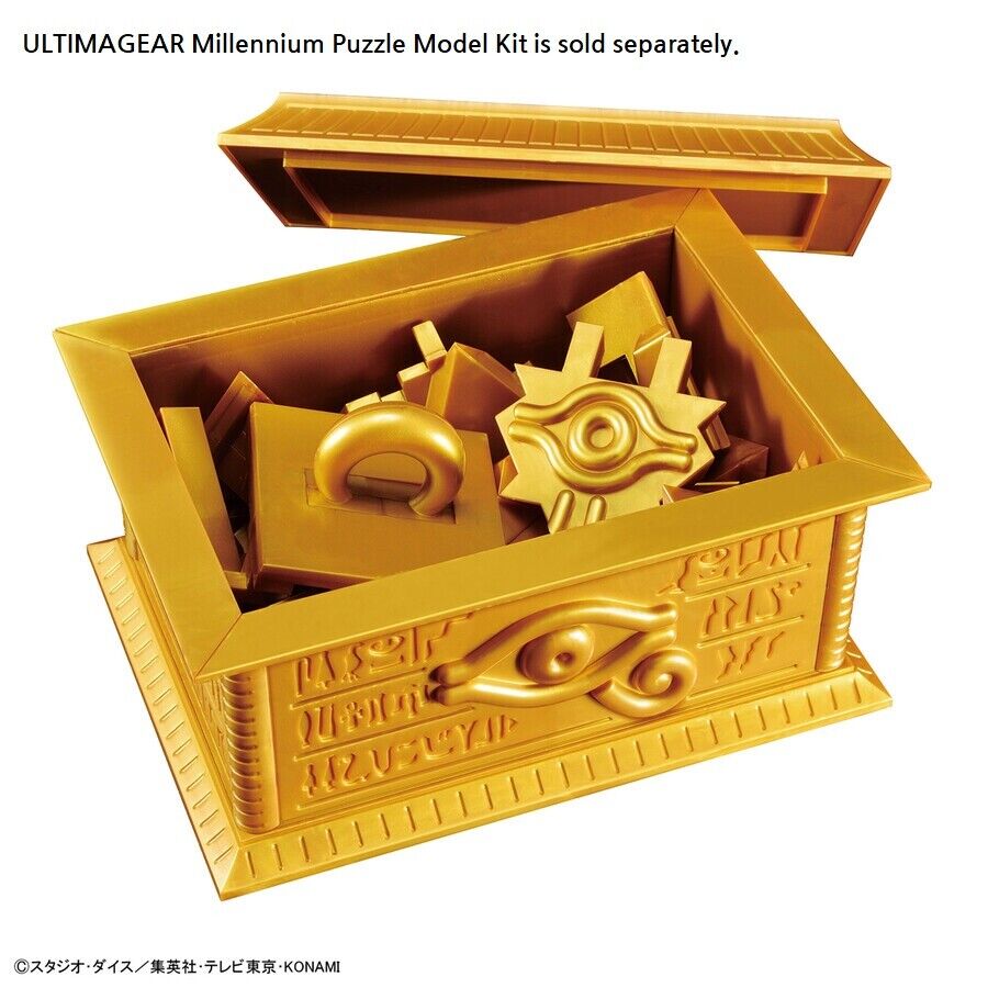 Bandai Yu-gi-oh! ULTIMAGEAR Gold Sarcophagus for Millennium Puzzle model kit f/s