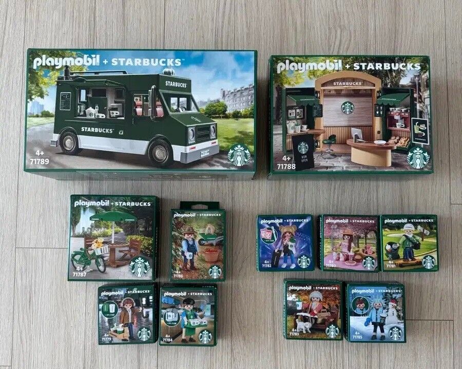 Starbucks Korea Exclusive 2024 Playmobil figures special edition Full set