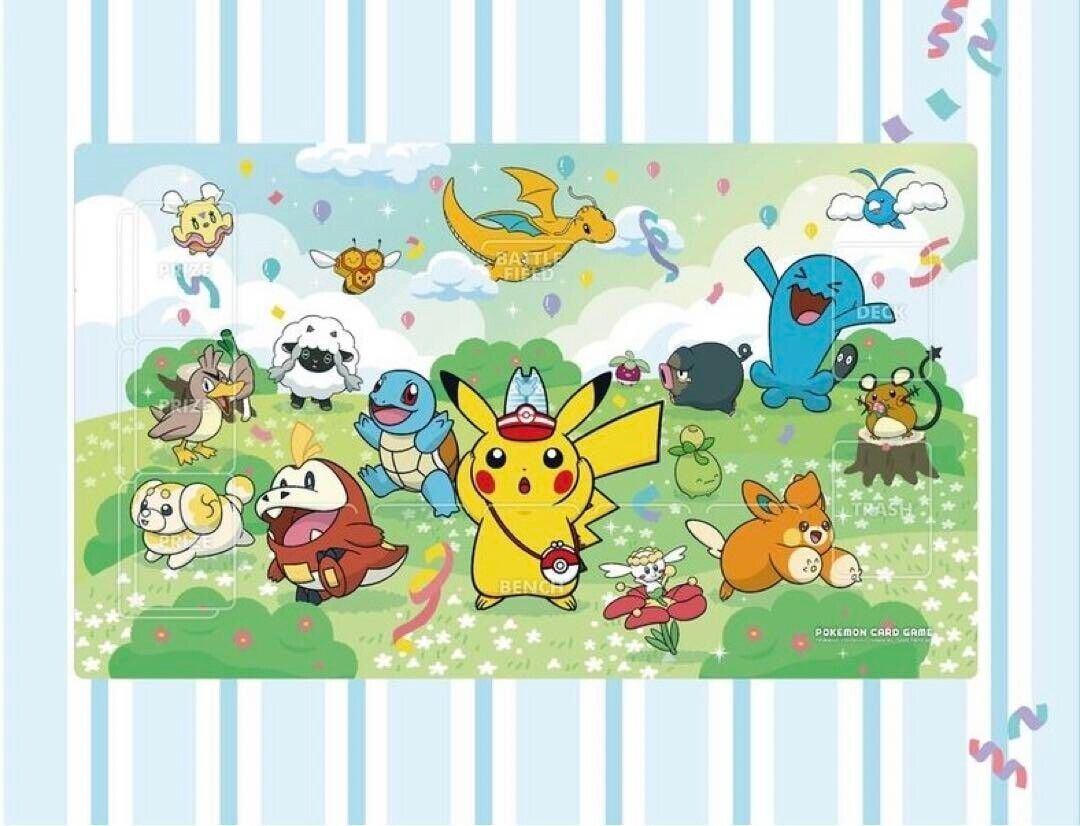 POKEMON TOWN Picnic rubber playmat Pokemon Card Korea Event Exclusive playmat
