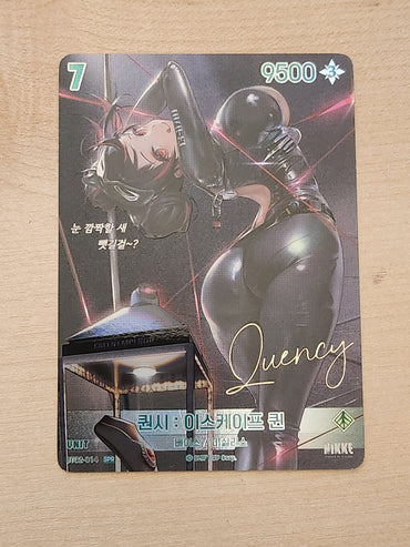 Quency: Escape Queen BT02-014 SPR Signature Card Nivel Arena Nikke KR