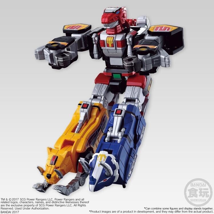 Megazord scale model kit Bandai Super Mini PLA Mighty Morphin Power Rangers