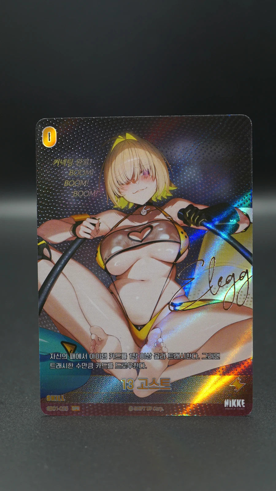 Nikke Nivel Arena Elegg 13 Ghost SPR SB01-025 Sign Holo Korean