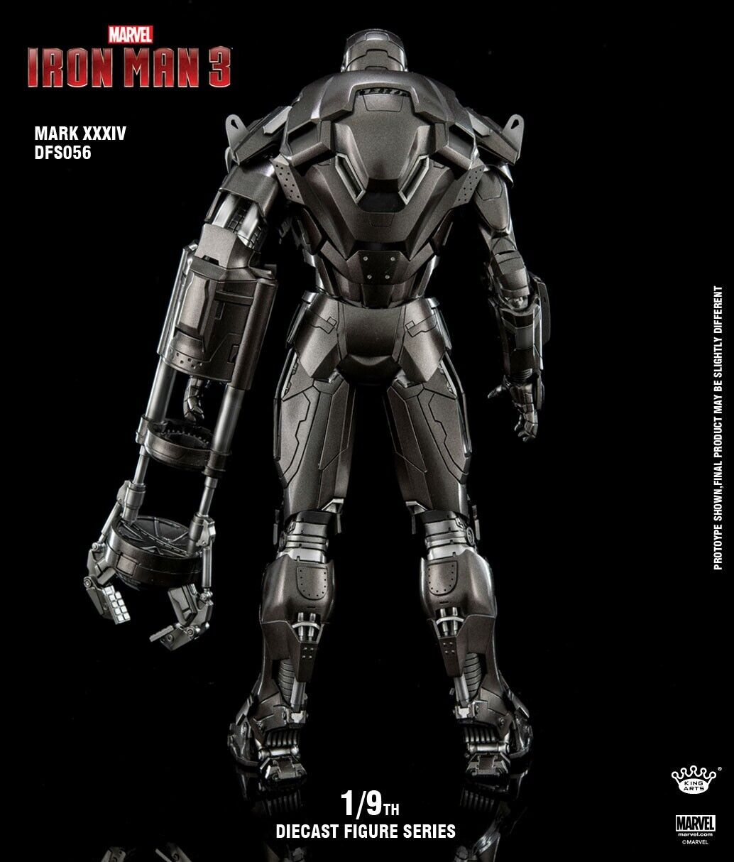 KING ARTS DFS056 Iron Man 3 1:9 mark 34 die-cast in stock fast shipping