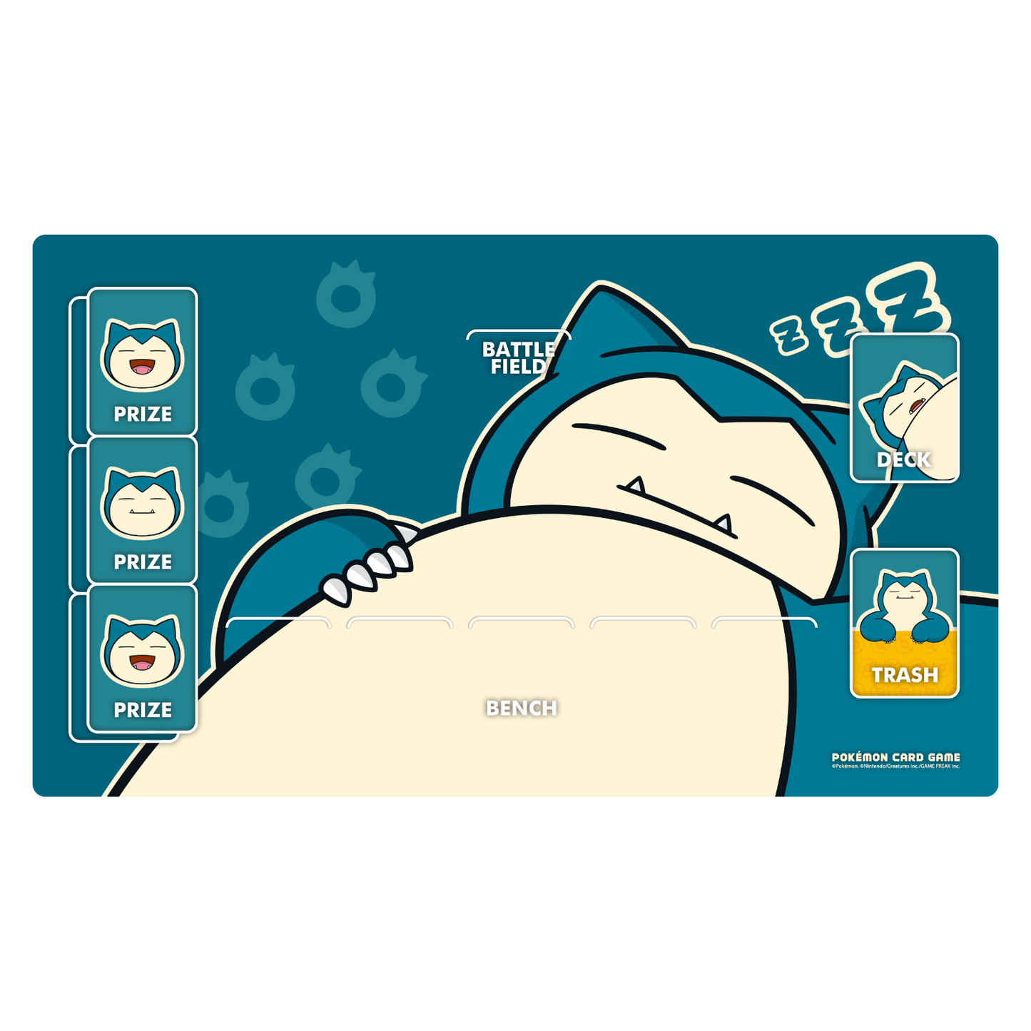 Snorlax Pokémon Card Game Playmat 2024 Korea Exclusive