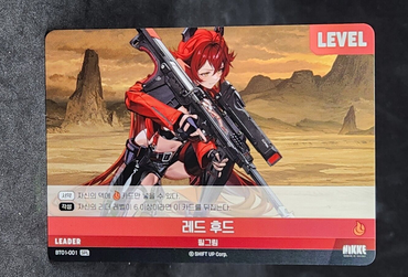 Red Hood BT01-01 SPL Signature card Nivel Area Nikke Encounter RED DASH EX~NM