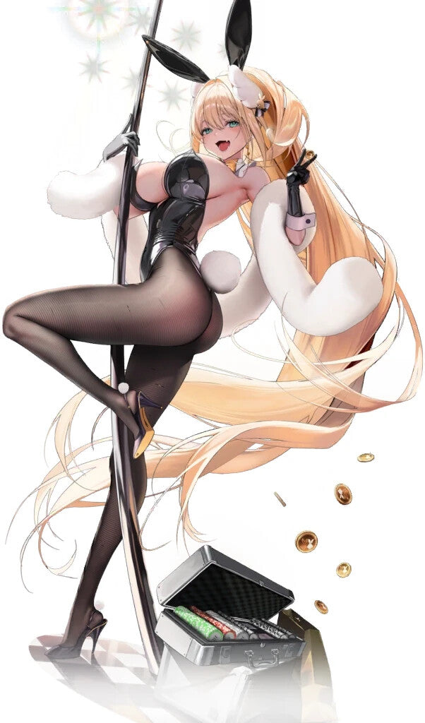 Rupee LUXURY RABBIT BT02-012 SPR Signature Card Nikke The Kingdom Korean Version