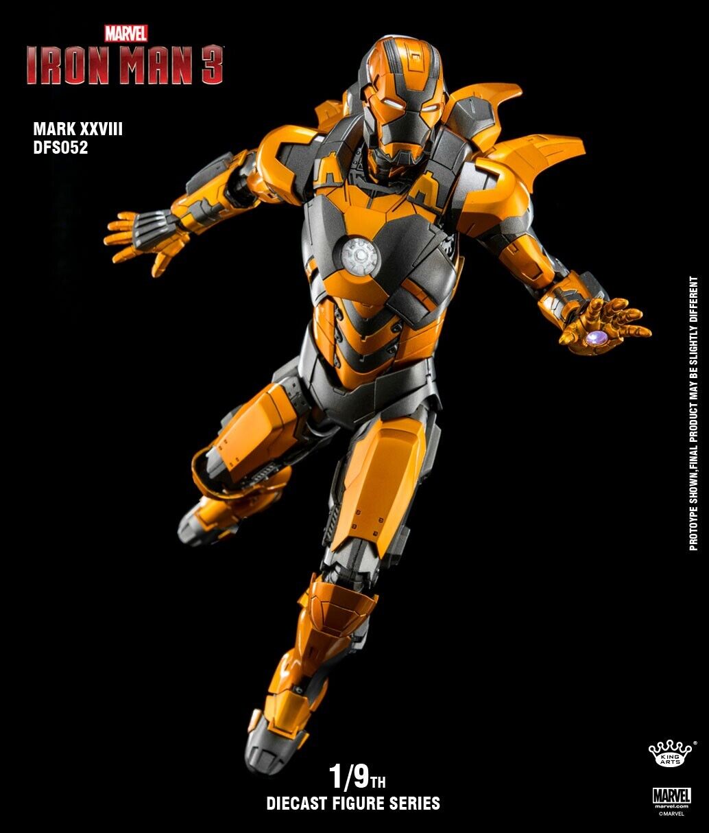 KING ARTS DFS052 Iron Man 3 1:9 Mark 28 die cast in stock fast shipping