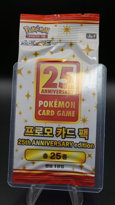 Pokemon TCG Korean 25th Anniversary Collection Promo Pack New Sealed