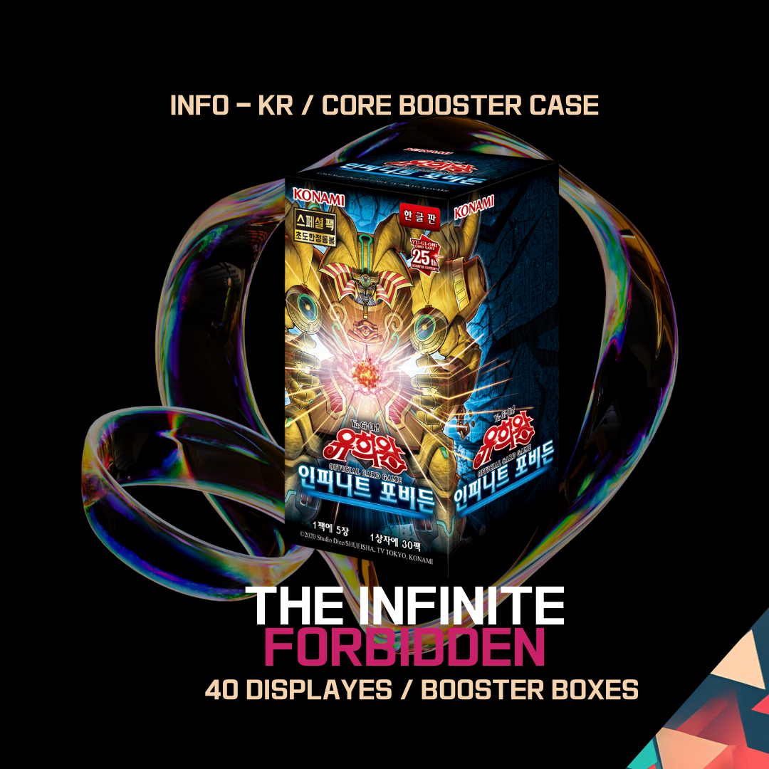 INFO-KR The Infinite Forbidden 1 CASE 40 Booster boxes Factory Sealed with Special PacK