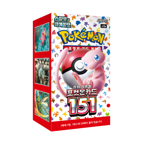 sv2a Pokemon 151  / 1 CASE 30 Booster Boxes Korean Factory Sealed