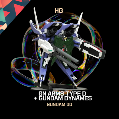 HG #21 GN Arms Type D + Gundam Dynames