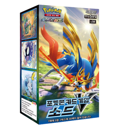 s1W Sword V 1 case 30 booster boxes factory sealed Korean