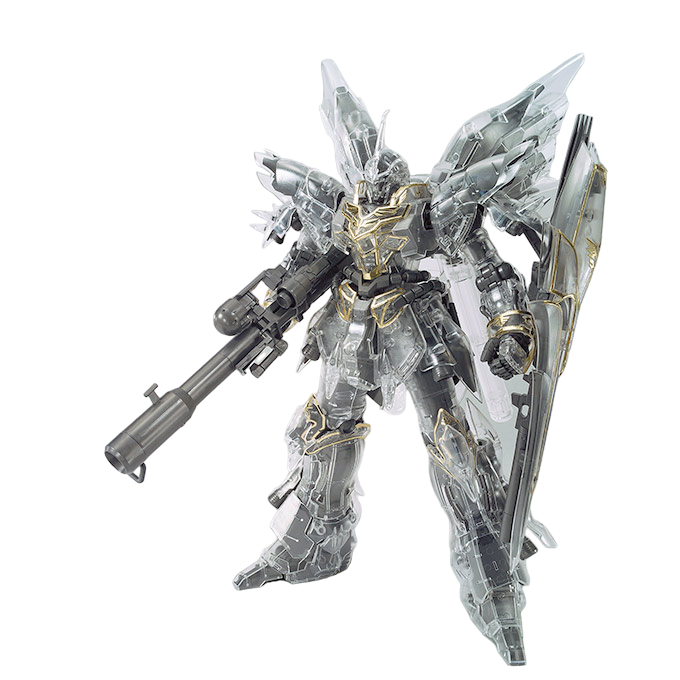 MG 1/100 The Gundam Base Limited Sinanju (Mechanical Clear ver.)