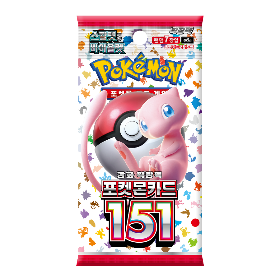 sv2a Pokemon 151 Booster Box Factory Sealed Korean