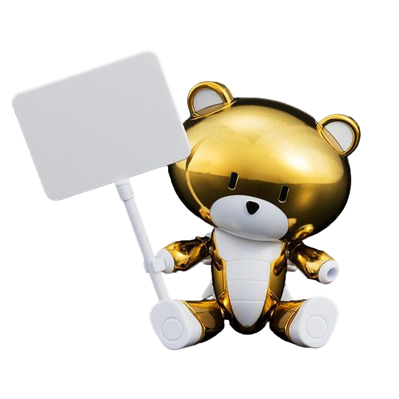 HG 1/144 The GUNDAMBASE LIMITED  Petit'gguy Gold Top & Sliver Sparkle set