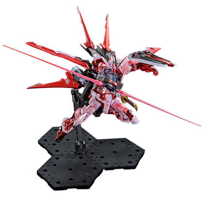 MG 1/100 Astray Red Frame Flight Unit Plated Frame Clear Color The Gundam Base Limited
