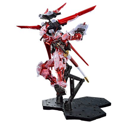 MG 1/100 Astray Red Frame Flight Unit Plated Frame Clear Color The Gundam Base Limited