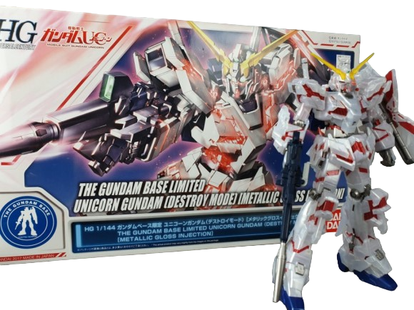 HG Unicorn Gundam(Destroy Mode) [Metallic Gloss Injection ver.] The Gundam Base Limited