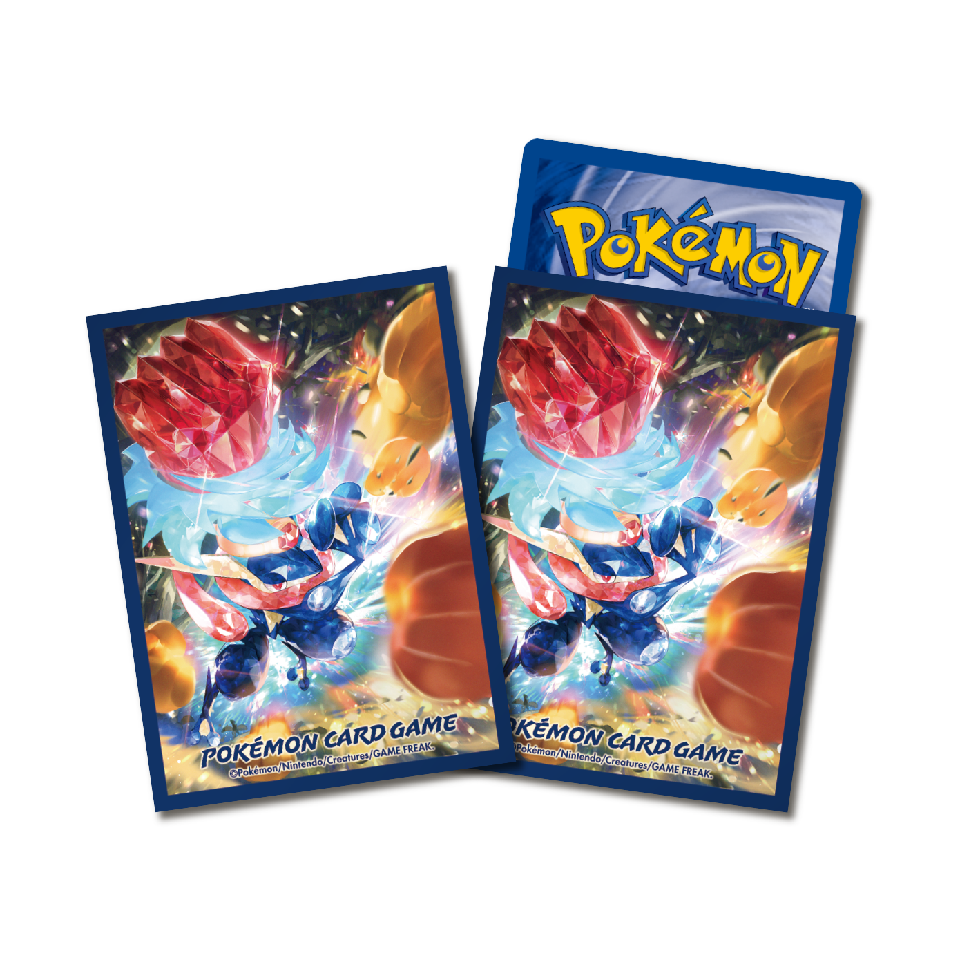 Greninja Fight Type Terastal Card game Sleeves Pokemon Korea Exclusive 64 sleeves