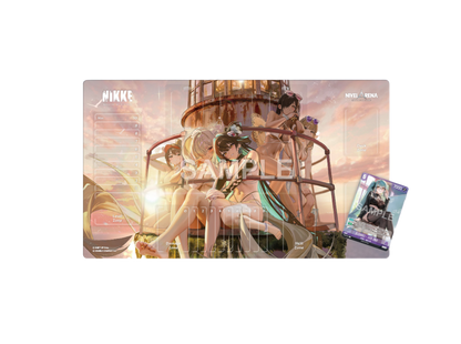 INCLUDES Official NIKKE Game Banner Playmat + Privaty Sharp Lesson BT08-044 P Promo Card! 2026 Illusta Fes 13 Event Exclusive. 100% Authentic Korean Edition.