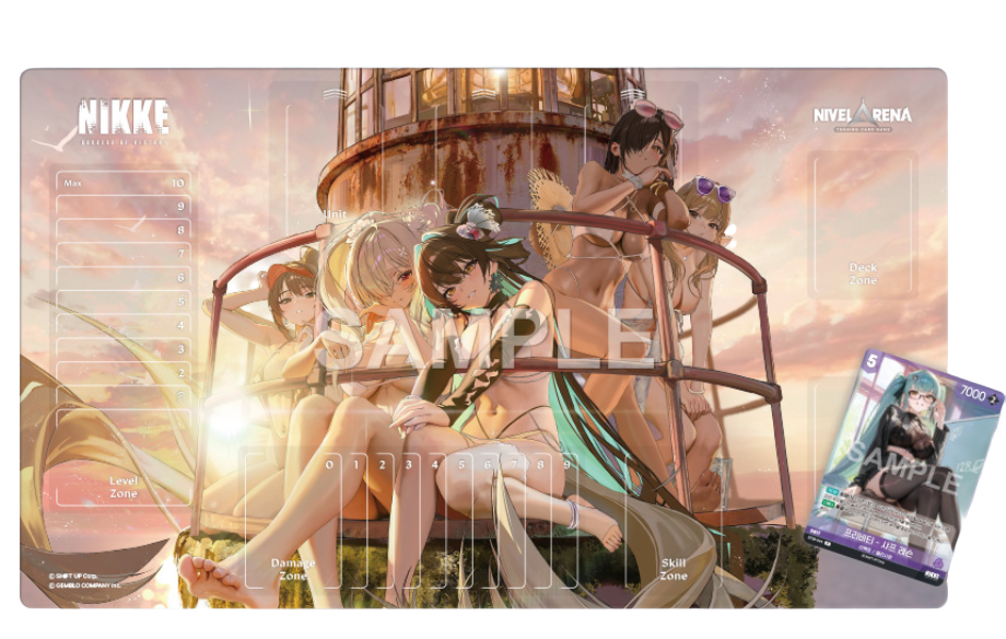 NIKKE Playmat Set + Privaty Promo BT08-044 P Illusta Fes 13 Exclusive