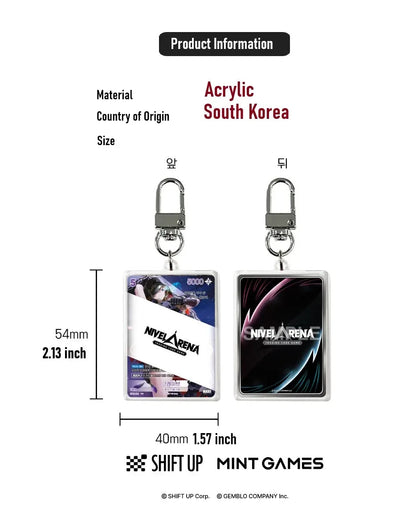 Nikke Goddess of Victory Nayuta SB01 Shape Acrylic Keychain AGF 2025 Exclusive