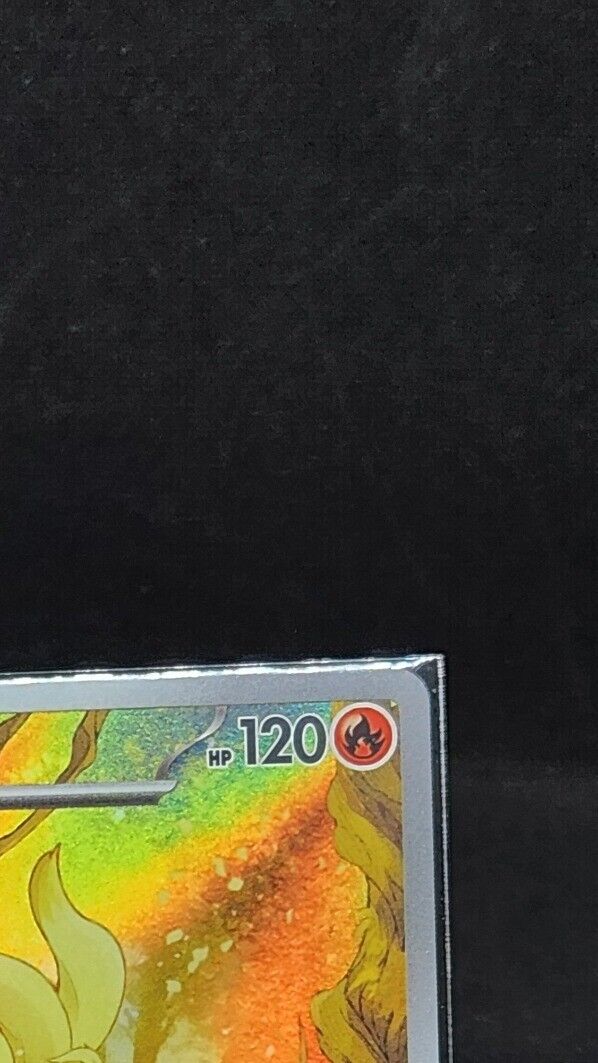 Ninetales AR  110/108 sv3 Ruler of the Black Flame NM Pokemon card Korean