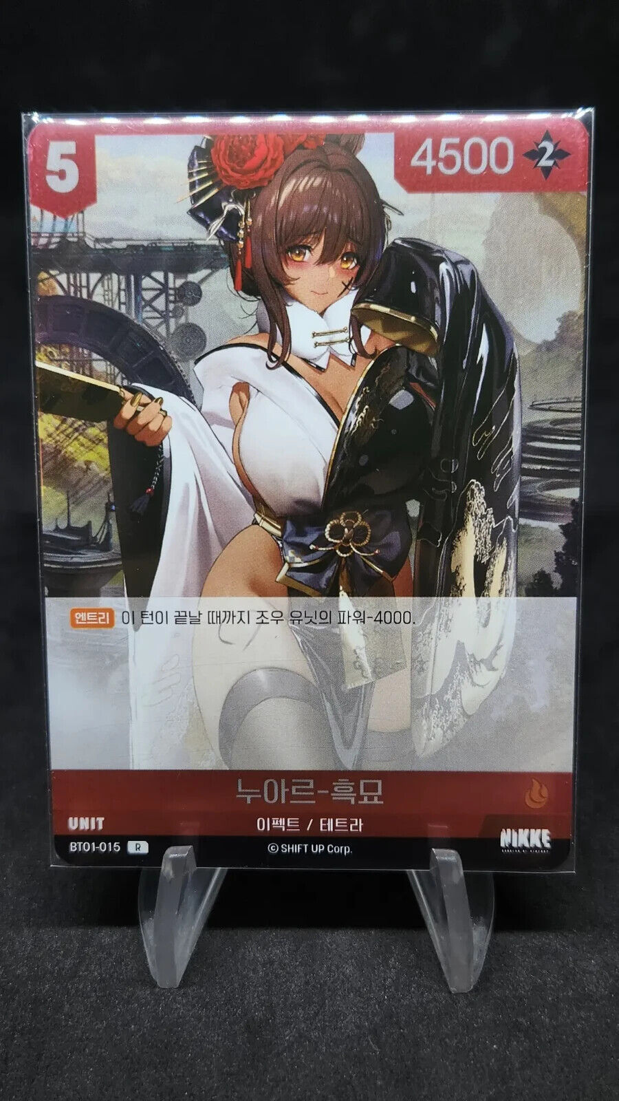 NOIR BLACK RABBIT BT01-015 Nikke Nivel Arena R   Miracle Snow