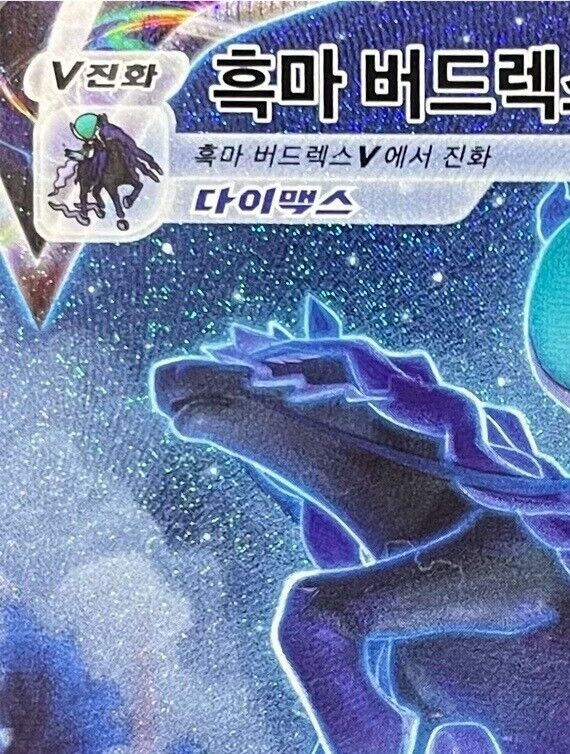Shadow Rider Calyrex VMAX full art HR 086/070 s6K Dynamax Pokemon Card Korean NM