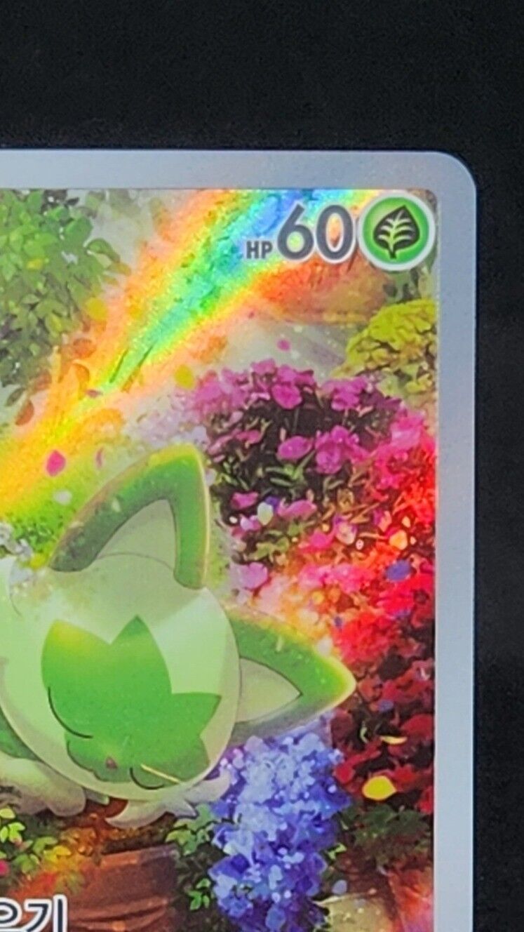 Sprigatito ar full art 75/73 sv1a Triplet Beat Korean Pokemon Card MINT