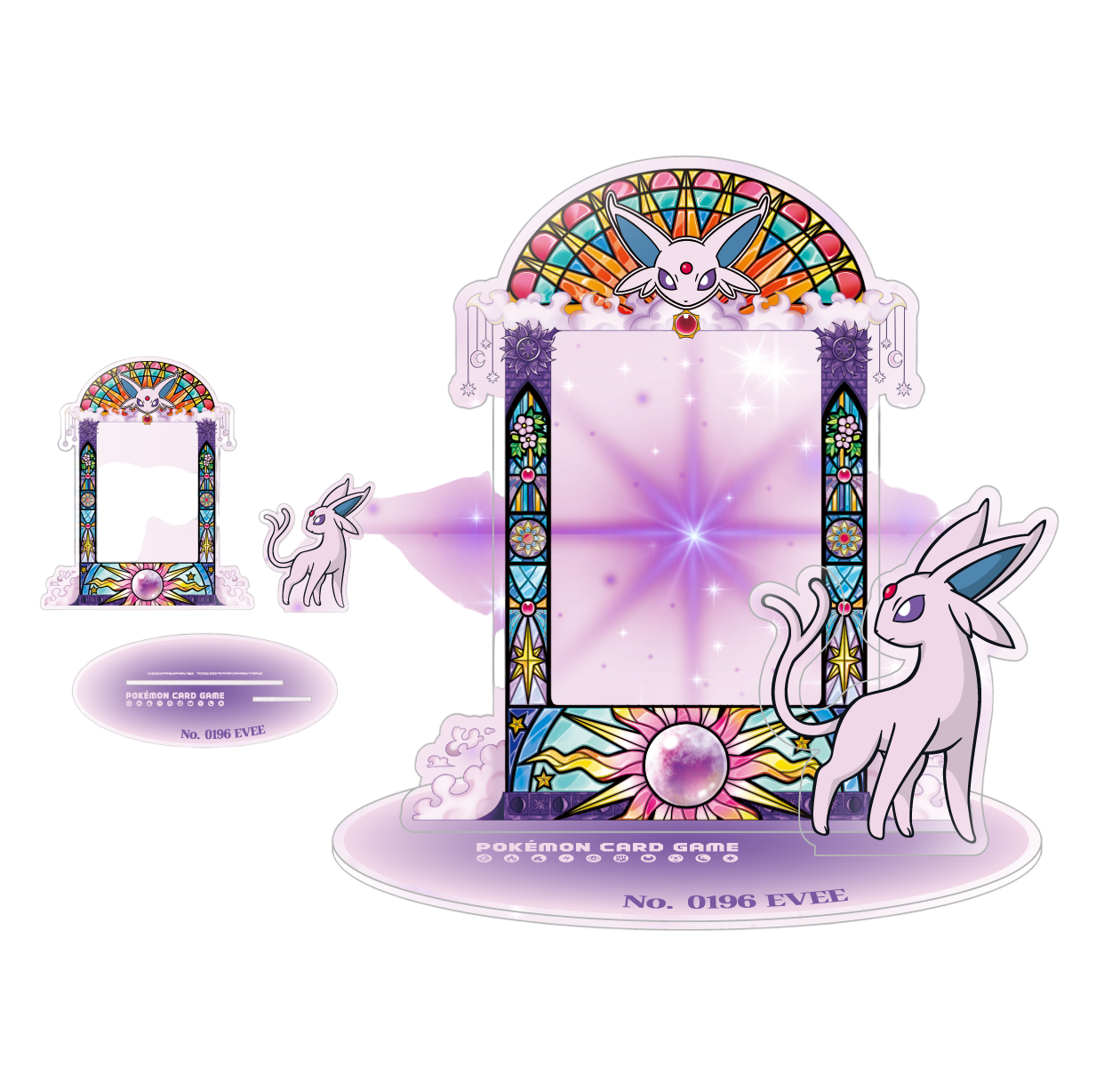 Eevee Evolution Acrylic Display Set Pokémon Promo Stand (9pcs) Korea Exclusvie