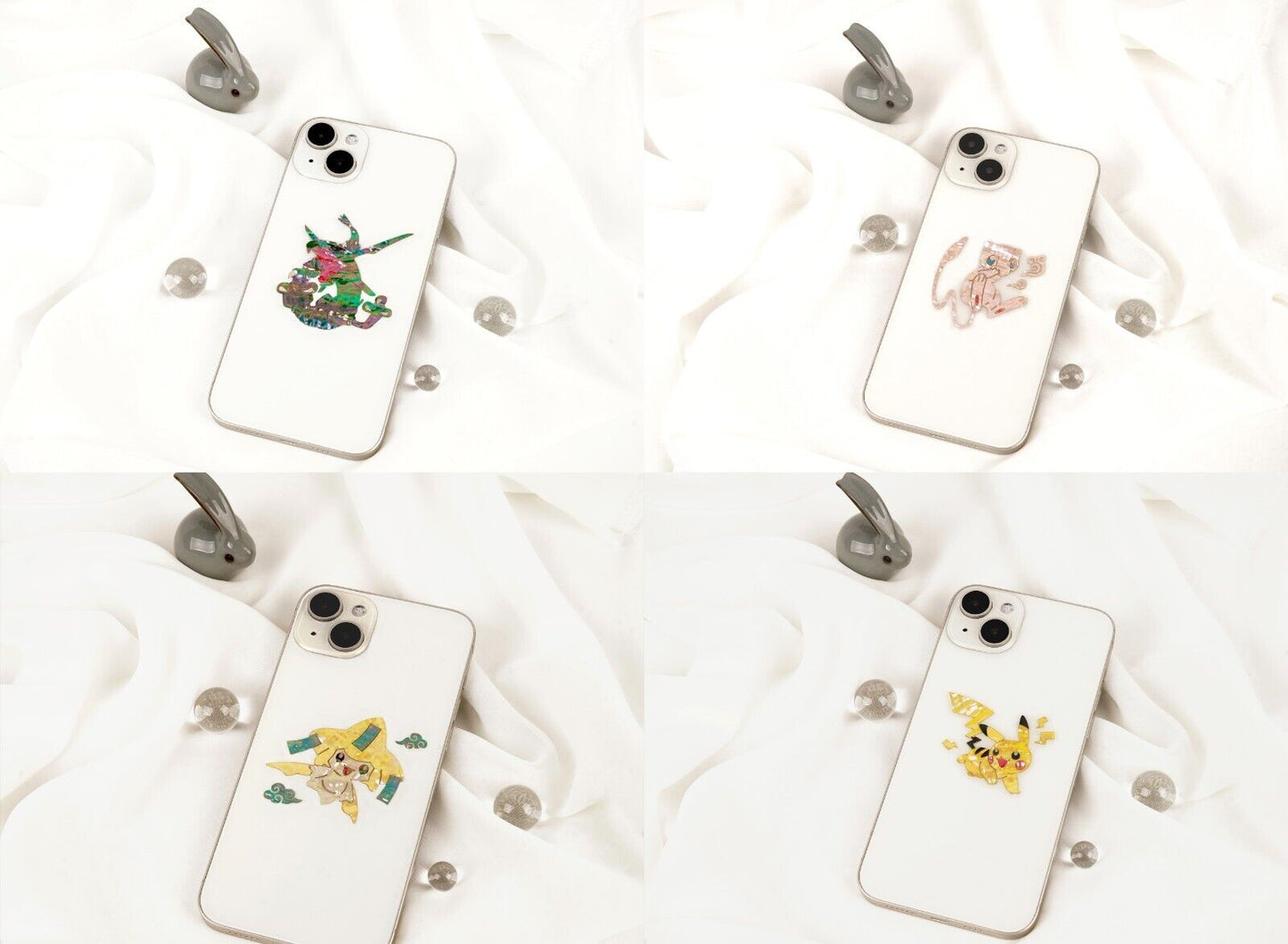 Pokemon Sticker [Hanbok Edition] mother-of-pearl lacquerware sticker
