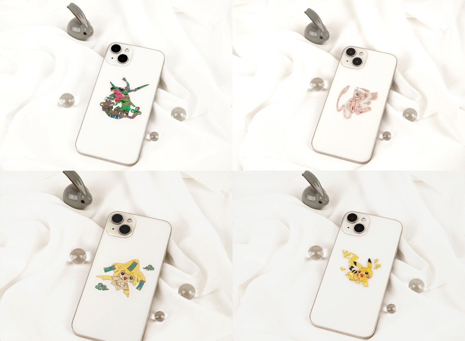 Pokemon Sticker [Hanbok Edition] mother-of-pearl lacquerware sticker