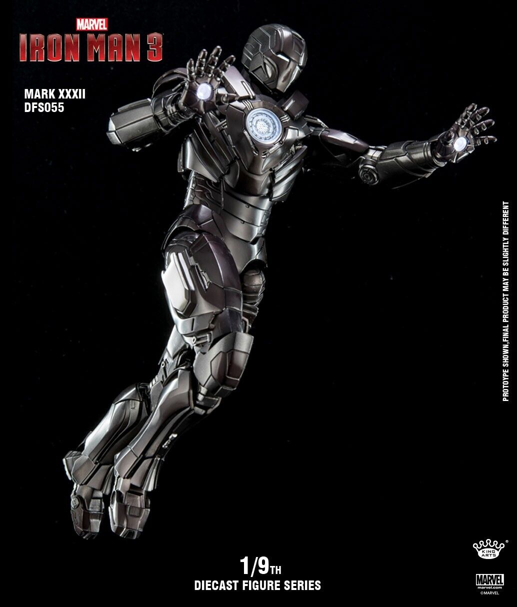 KING ARTS: DFS066 Iron Man 3 1:9 MK32 ROMEO Enchanced RT