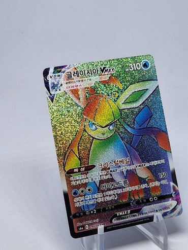 Glaceon VMAX HR 090/069 S6a Eevee Heroes Korean lightly played