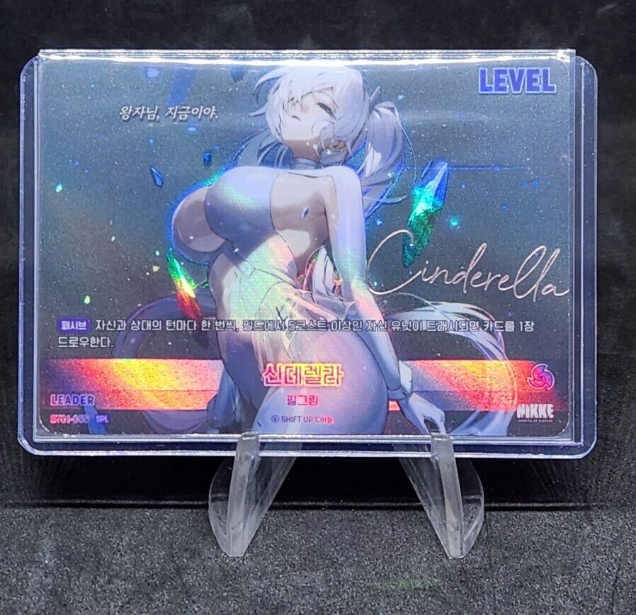 Cinderella LEADER Signature card BT01-055 SPL Nivel Area Nikke EX-NM