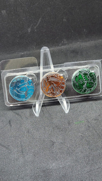 Pokemon card Special deck set ex Venusaur Charizard Blastoise ex Coin