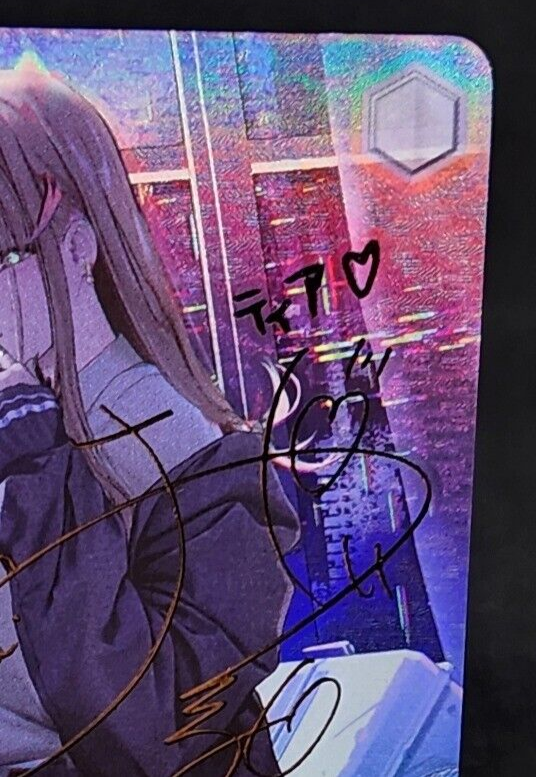Tia NIK/S117-001SP NM Signed Weiss Schwarz NIKKE SP FOIL KOREAN VERSION