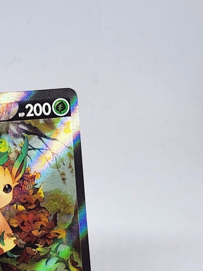 Leafeon V Alt Art s6a Eevee Heroes Korean lightly played