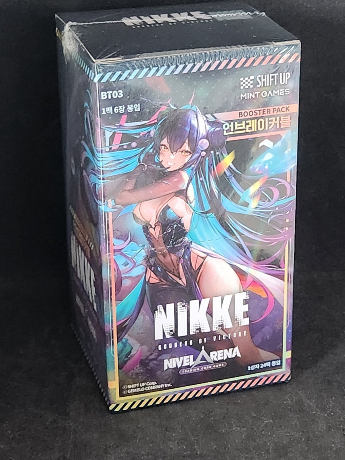 BT03 Unbreakable NIKKE Nivel Arena 1 Case 24 Booster Boxes Korean Ver Seaeld