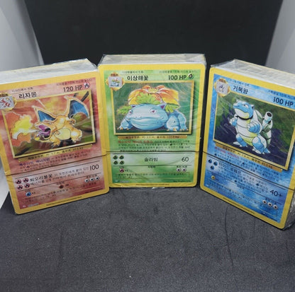 Pokemon Card Game Classic Deck Set Charizard Blastoise Venusaur Sealed Korean