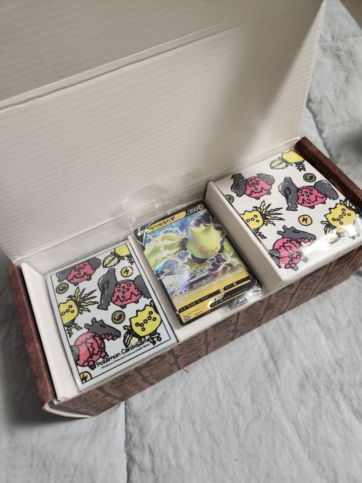 Mystery Box Lugia Deck Case Deck Shield Regieleki Regidrago Pokemon card Korean