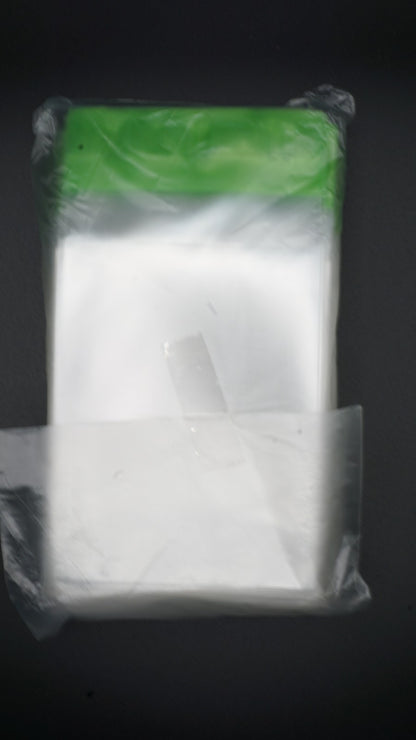 200pcs Clear OPP Resealable Bags 2.8 x 3.9 inch for Trading Card Sleeves Storage