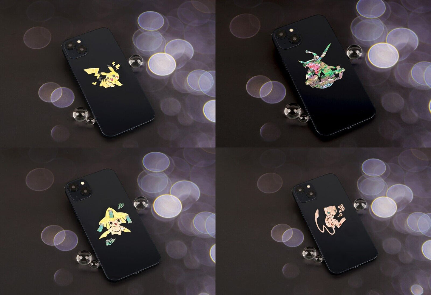 Pokemon Sticker [Hanbok Edition] mother-of-pearl lacquerware sticker